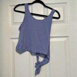 Lululemon like new purple wrap shirt. Tag removed but size 4.